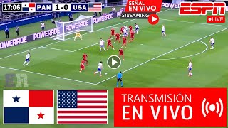 En Vivo Panamá vs Estados Unidos Ver partido Panamá vs EEUU Fecha 2 Copa América 2024 hoy [upl. by Esojnauj]