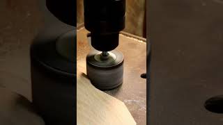 Using A Drum Sander On A Drill Press To Sand To The Line woodworking drillpress sandingwood [upl. by Yruy389]