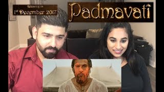 Padmavati Official Trailer  Shahid Deepika Ranveer  SLB  Reaction by RajDeep [upl. by Horwitz898]