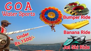 GOA  Water Sports in Goa Under ₹ 1500  Goa Tourism  Complete Guide [upl. by Janetta]