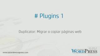 Duplicator Migrar y copiar páginas de Wordpress [upl. by Rahal113]