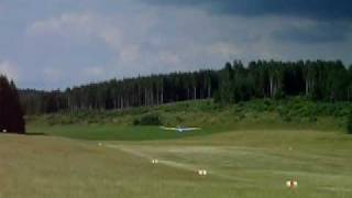 Segelflugzeug Schlechte LandungBad Landing glider [upl. by Einnig982]