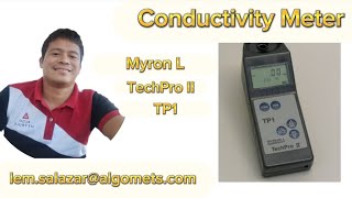 Conductivity Meter  Myron L TechPro II  TP1  Calibration  Adjustment  Tutorial [upl. by Laverna]