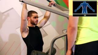 LifeFitness Circuit Serisi 4 Bölüm Lat Pulldown Hareketi [upl. by Essilrahc]