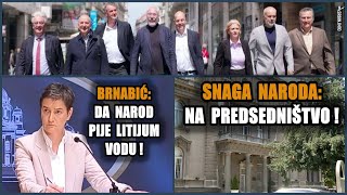 Skupština  raspad sistema Svađa Ane Brnabić sa novinarima zbog litijuma Mi snaga Svi na protest [upl. by Nnayecats]