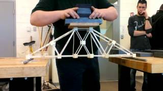 NSCC Civil Engineering Tech 2014 Year 1 Bridge Building Project [upl. by Huskey]