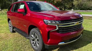 AllNew 2021 Chevrolet Tahoe in Cherry Red at Ruge’s Chevrolet [upl. by Amak]