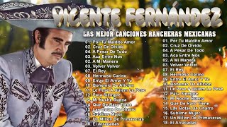 VICENTE FERNÁNDEZ MIX ROMANTICAS VIEJITAS PARA ADOLORIDOS  LO MEJOR DE VICENTE FERNÁNDEZ💕 [upl. by Suchta150]