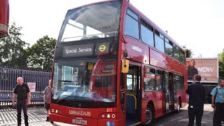 London Buses  Route 245  Alperton Sainsburys to Golders Green [upl. by Oberstone]