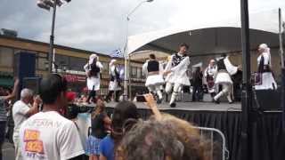 Greek Folk Dance at Pilaros Taste of the Danforth festival 2013 3 [upl. by Cleave]