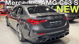 All NEW MercedesAMG C63 S 2024  Visual REVIEW amp FEATURES exterior amp interior [upl. by Eilyak]