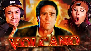 VOLCANO 1997 MOVIE REACTION  OUR DISASTER FILM JOURNEY BEGINS  FIRST TIME WATCHING  REVIEW [upl. by Onfre682]