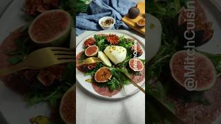 Bresaola amp Fig Salad Recipe salad healthyrecipe breakfastrecipes [upl. by Ycrad]