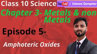 Amphoteric Oxides  Metals and Non Metals Class 10 Science Chemistry [upl. by Meggie569]