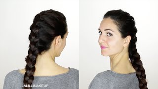 Hair tutorial 2 TRECCIA ALLA FRANCESE [upl. by Hawker]