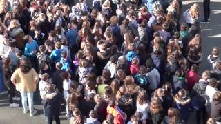 Lâcher de ballons au collège des Cordeliers [upl. by Irtimid]