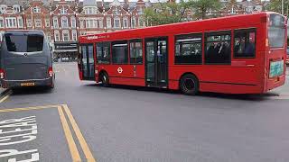 Metroline DE1588 LK08FKV on route 268 leaving Golders Green bus station [upl. by Hedvige]