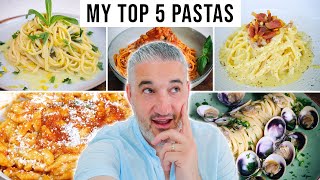 Vincenzos Plate 5 Top Pasta Recipes My Favorite Pasta Dishes [upl. by Sebastiano]