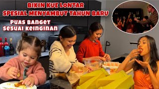 BIKIN KUE LONTAR SPESIAL TAHUN BARU  ENAK BANGET BARU MATANG LANGSUNG HABIS [upl. by Dirgis]