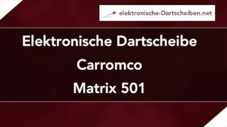 Elektronische Dartscheibe Carromco [upl. by Urial]