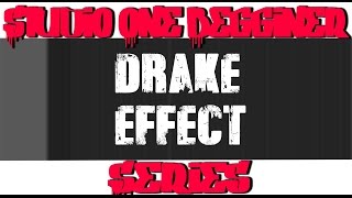 Presonus Studio One Producer Series Beginner Drake Effect and Automation [upl. by Huggins499]